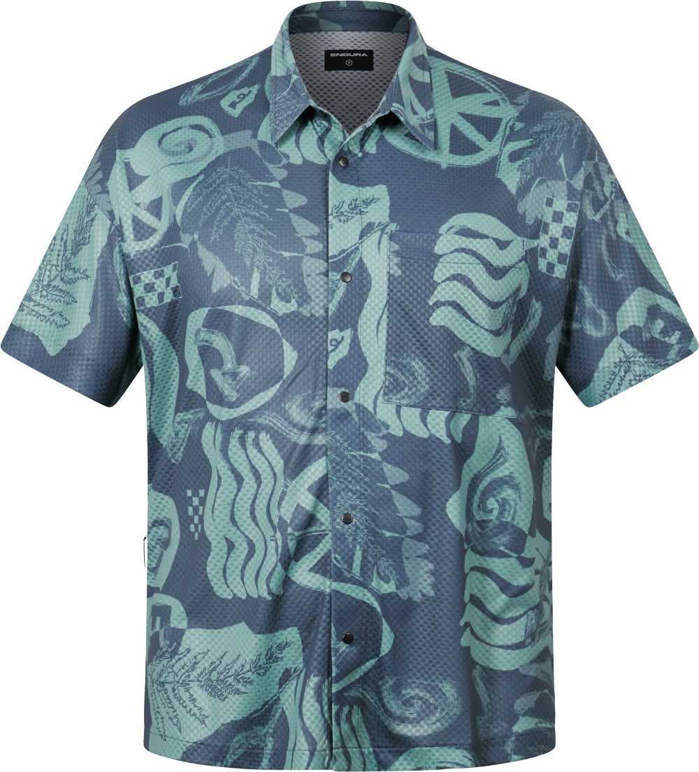Endura AllTrack Ride Short Sleeve Resort Shirt - Carbon Grey