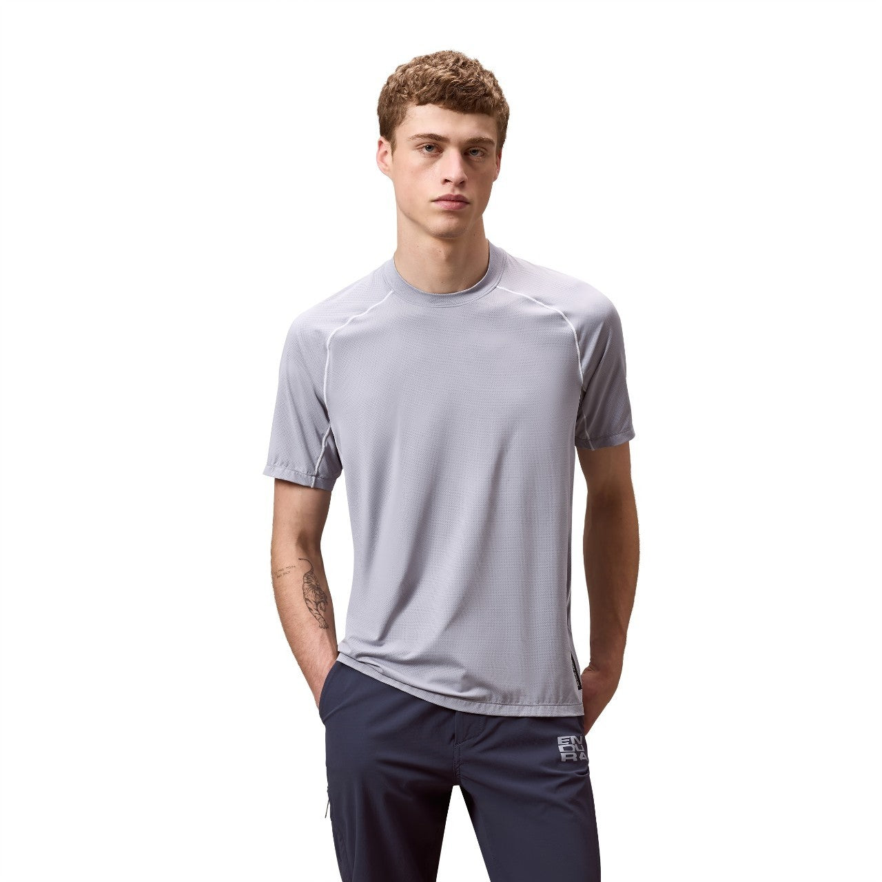 Endura AllTrack Roam Short Sleeve Tech Tee - Aluminium