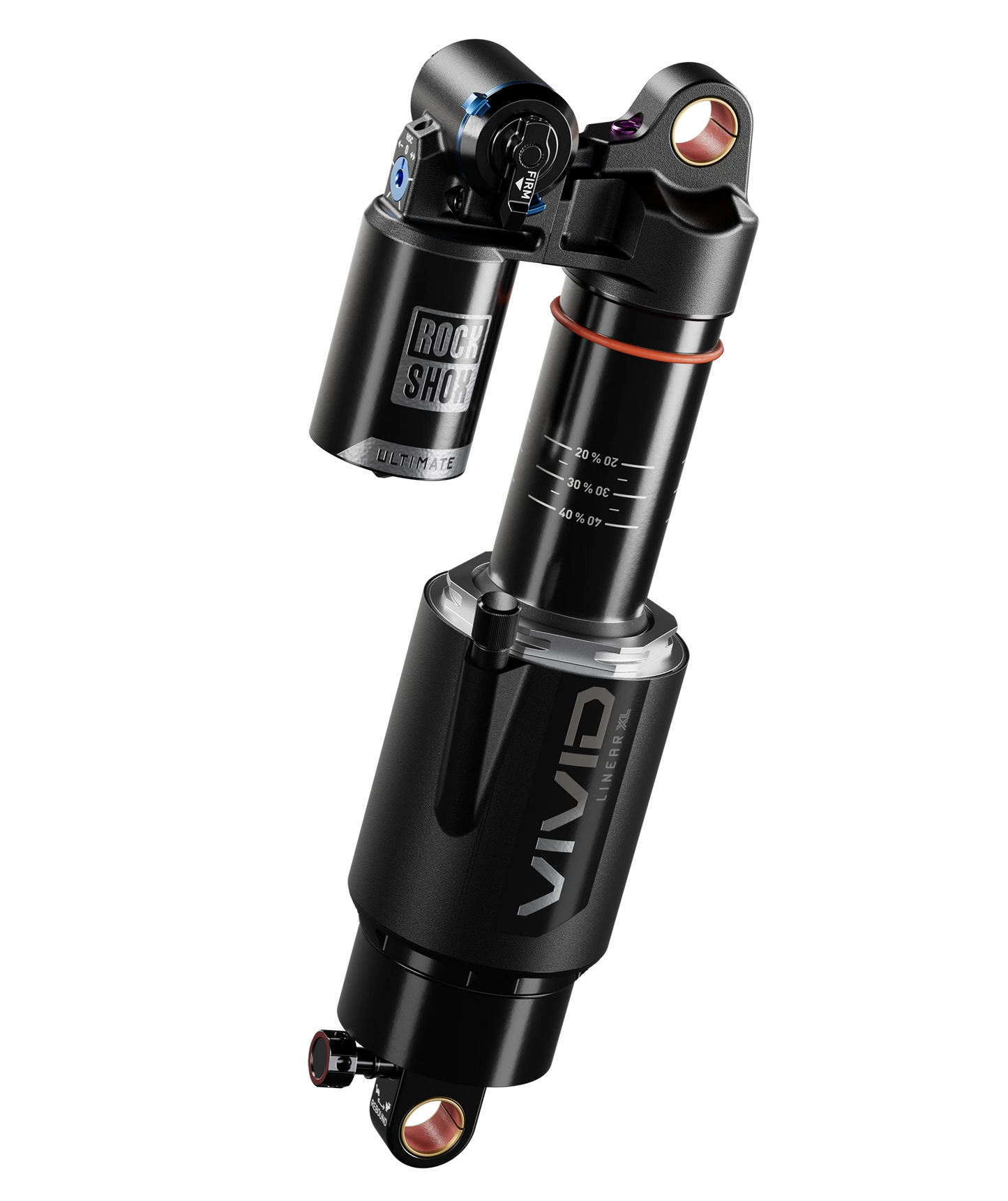 RockShox Vivid Ultimate RC2T D1 Rear Shock - Yeti 160E 2023-2024