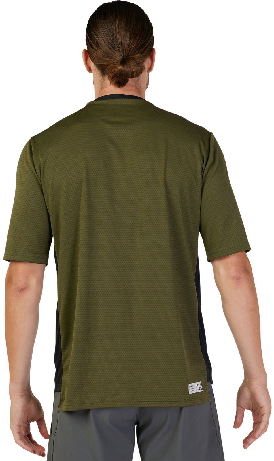 Fox Racing Defend Short Sleeve MTB Jersey - Olive Green - 2023