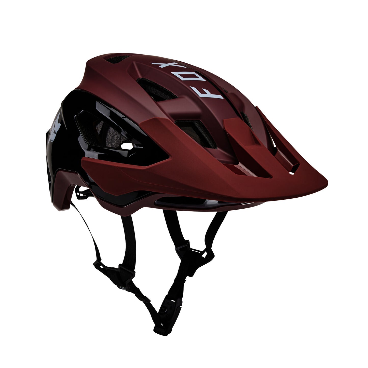 Fox Racing Speedframe Pro MTB Helmet - Blocked - Cordovan