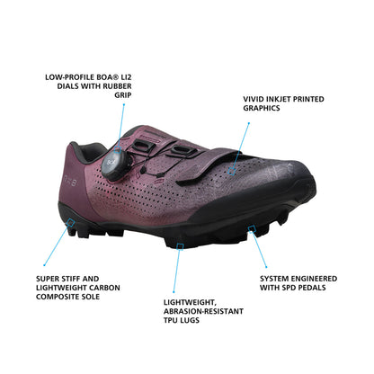 Shimano RX801 Gravel Shoe - Twilight