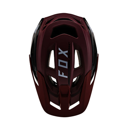 Fox Racing Speedframe Pro MTB Helmet - Blocked - Cordovan