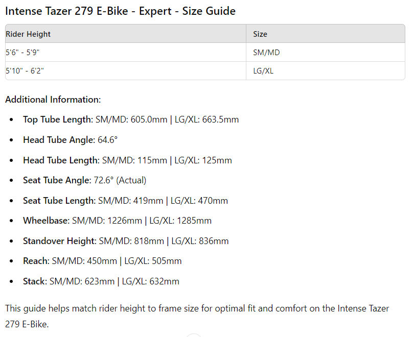 Intense Tazer 279 E-Bike - Expert - DVO - Tan - 2022