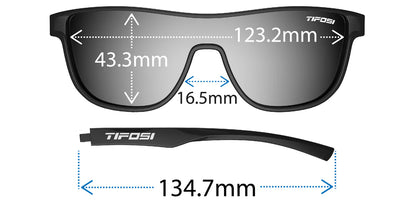 Tifosi Sizzle Single Lens Sunglasses - Electric Blue