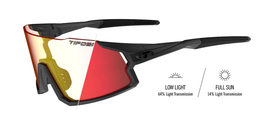 Tifosi Stash Clarion FotoTec Lens Sunglasses - Matt Smoke