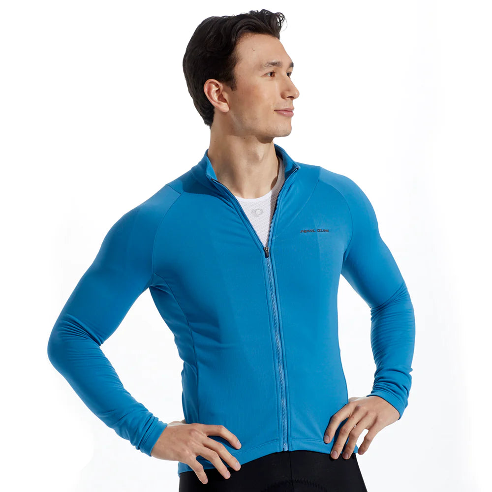 Pearl Izumi Attack Thermal Long Sleeve Road Jersey - Lagoon