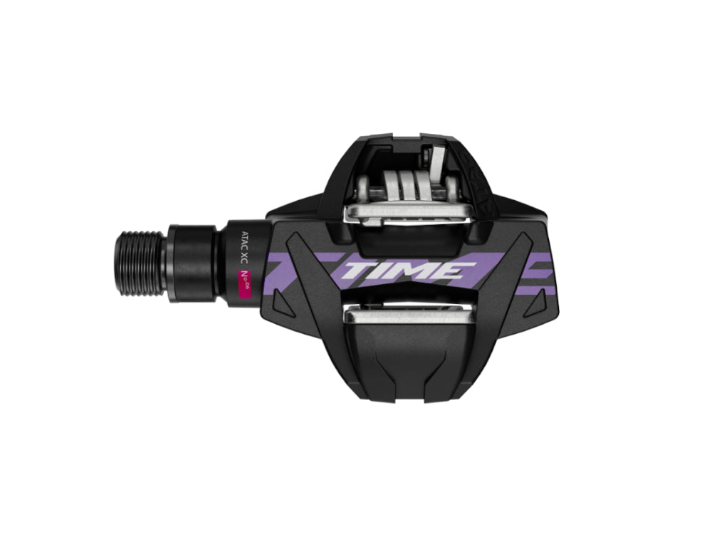 Time XC 6 Clipless Pedals - Black-Purple