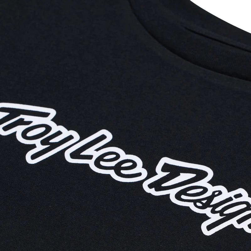Troy Lee Designs Signature Short Sleeve Tee - Womens - Black
