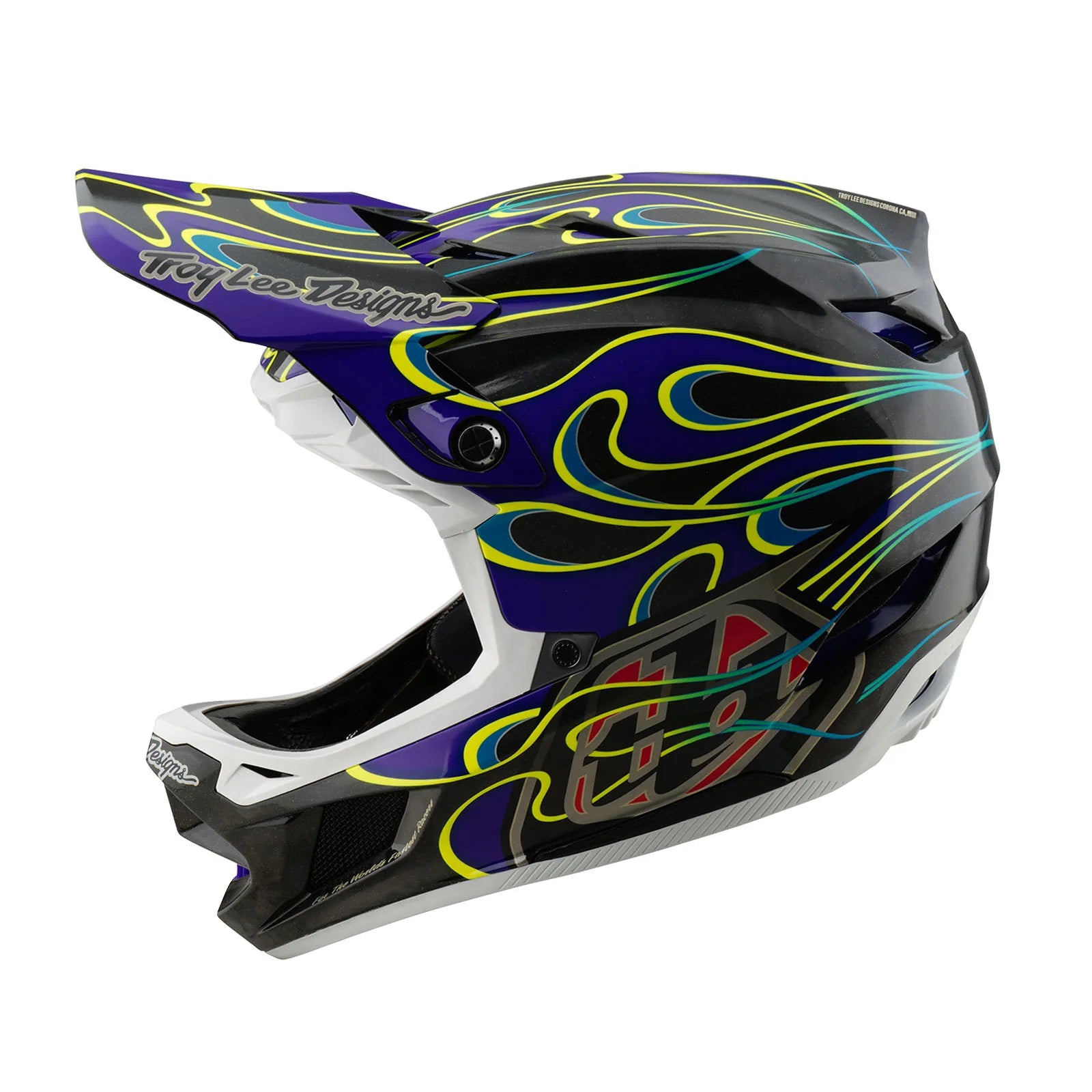 Troy Lee Designs D4 Carbon Full Face Helmet - Torched - Black