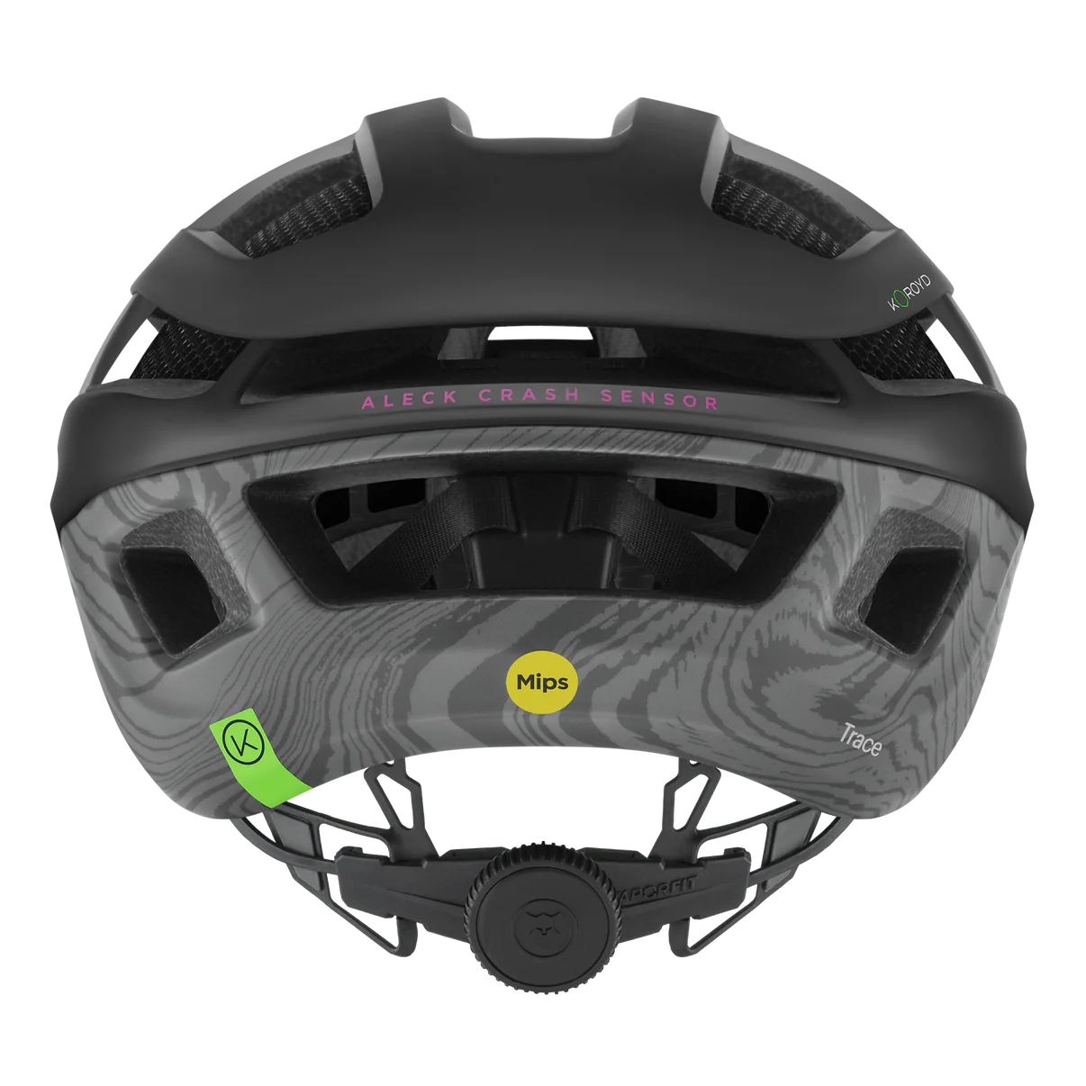 Smith Trace MIPS Road Helmet - Aleck Crash Sensor - Matte Black-Topo