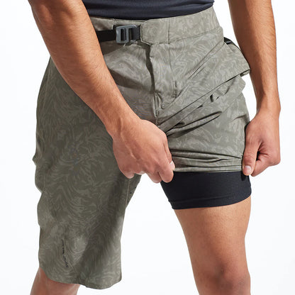 Pearl Izumi Summit Short with Liner - Pale Olive Palm