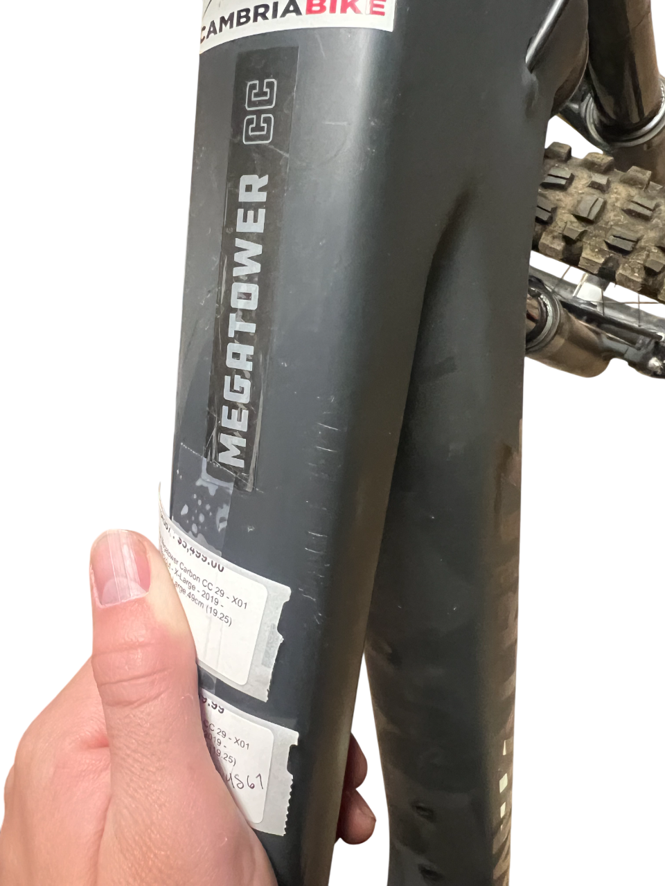 Santa Cruz Megatower Carbon CC 29" - X01 Coil - Blackout - X-Large - 2019 - Demo1