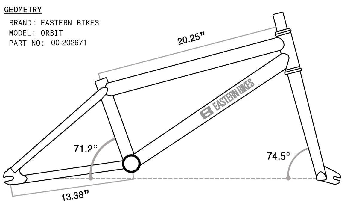 Eastern Orbit 20" BMX - Yellow