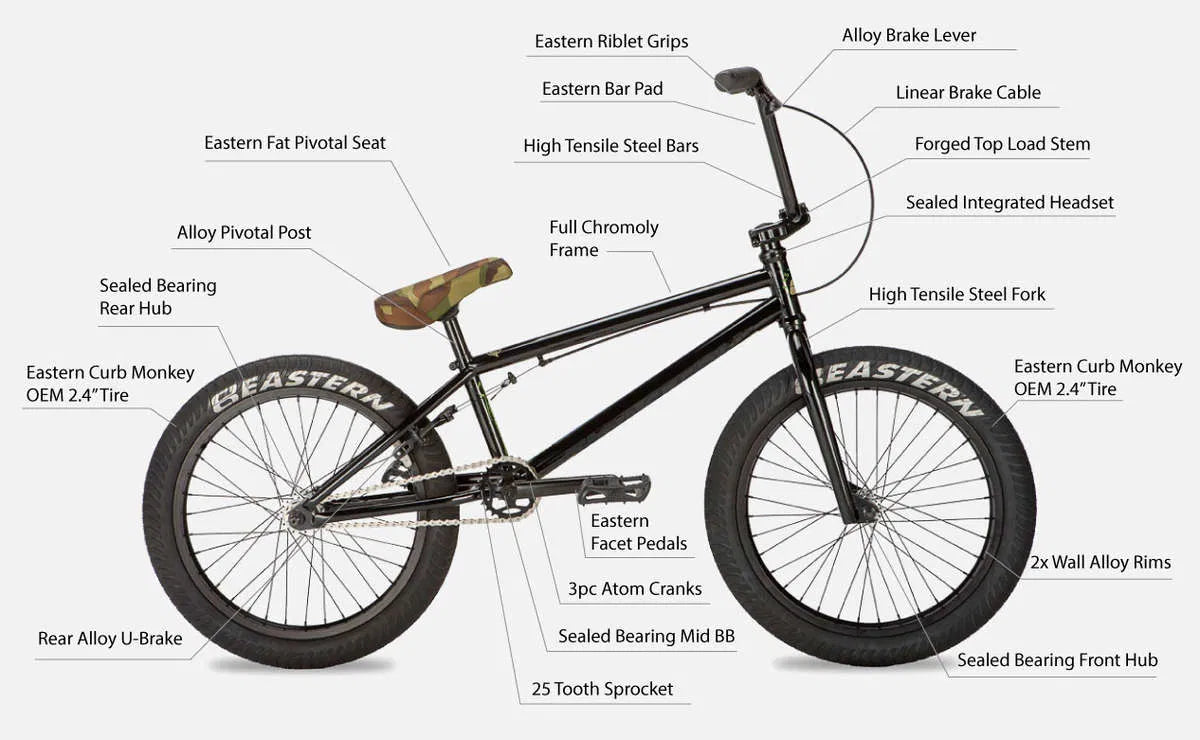 Eastern Thunderbird V1 20" BMX - Black