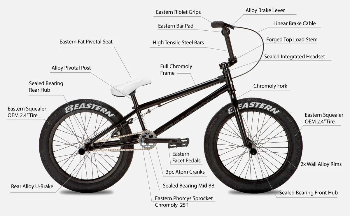 Eastern Element 20" BMX - Black