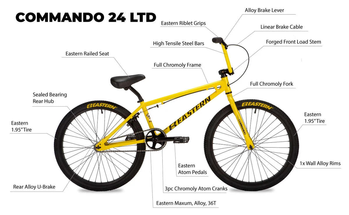 Eastern Commando LTD 24 Cruiser Pink Cambria Bike