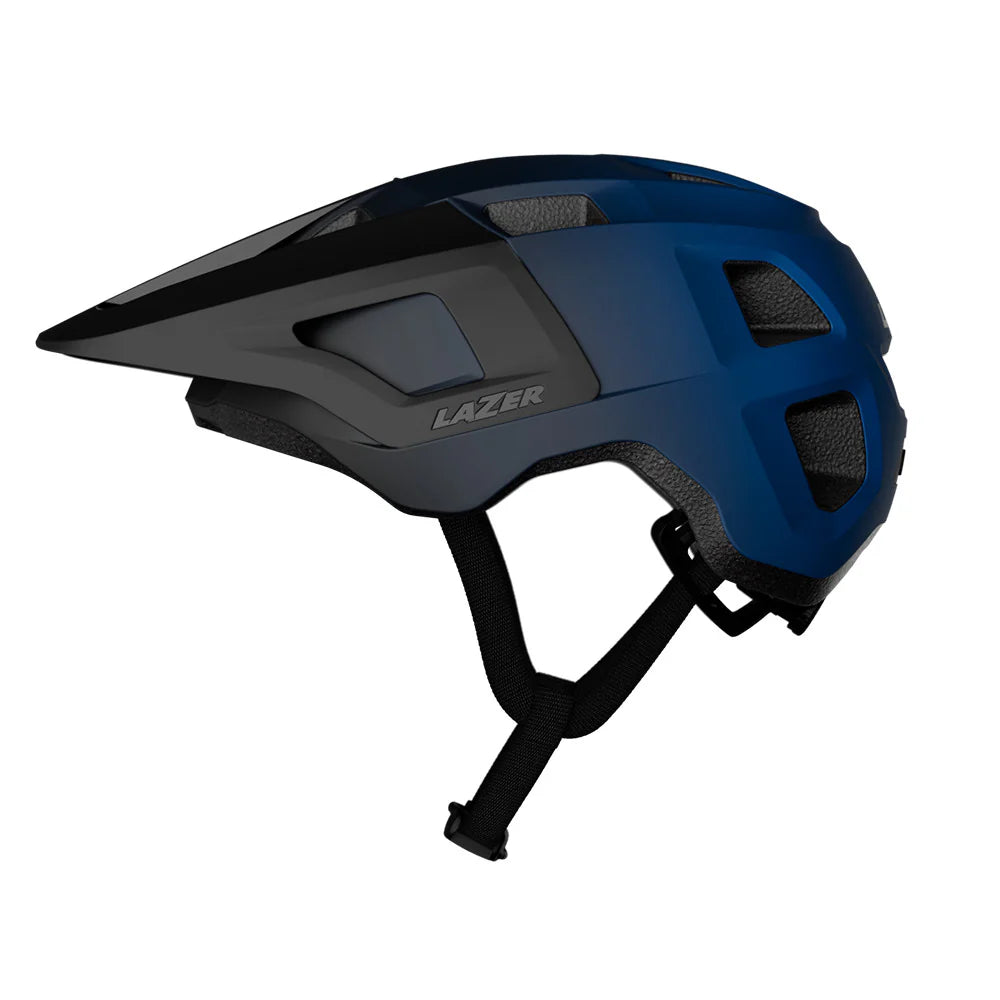 Lazer Finch Kineticore Kids Helmet - Matte Blue Black