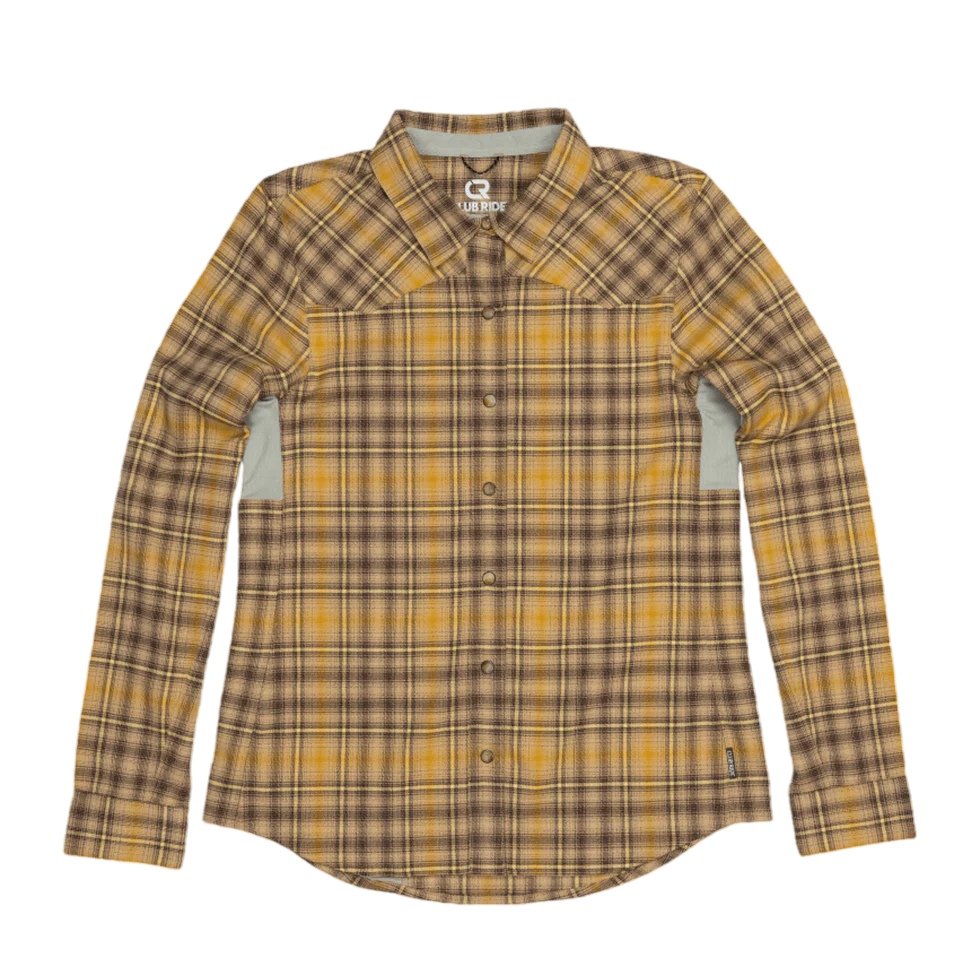 Club Ride Liv'n Flannel Shirt - Womens - Banana Yogurt