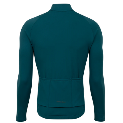 Pearl Izumi Attack Thermal Long Sleeve Road Jersey - Dark Spruce-Sunfire