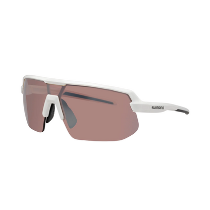 Shimano Twinspark 2 Sunglasses - White - Ridescape High Contrast Lens
