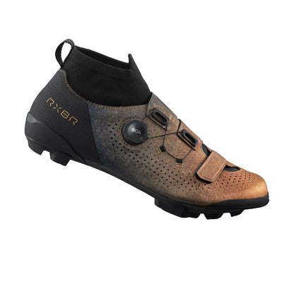 Shimano RX801RE SPD Gravel Shoe - Wide - Metallic Orange