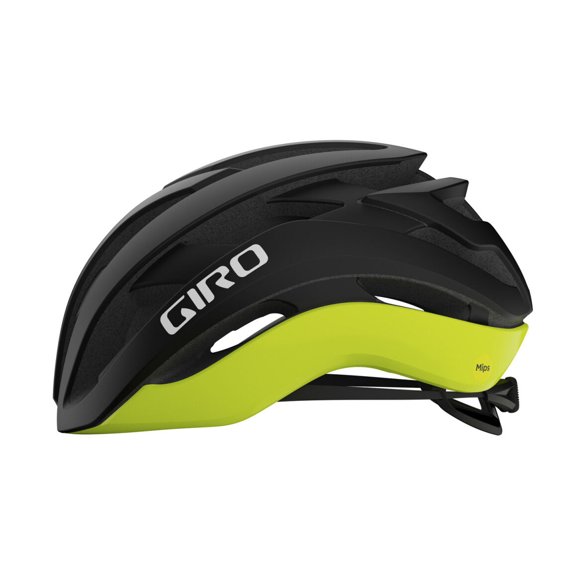 Giro Cielo MIPS Road Helmet - Matt Black-Highlight Yellow