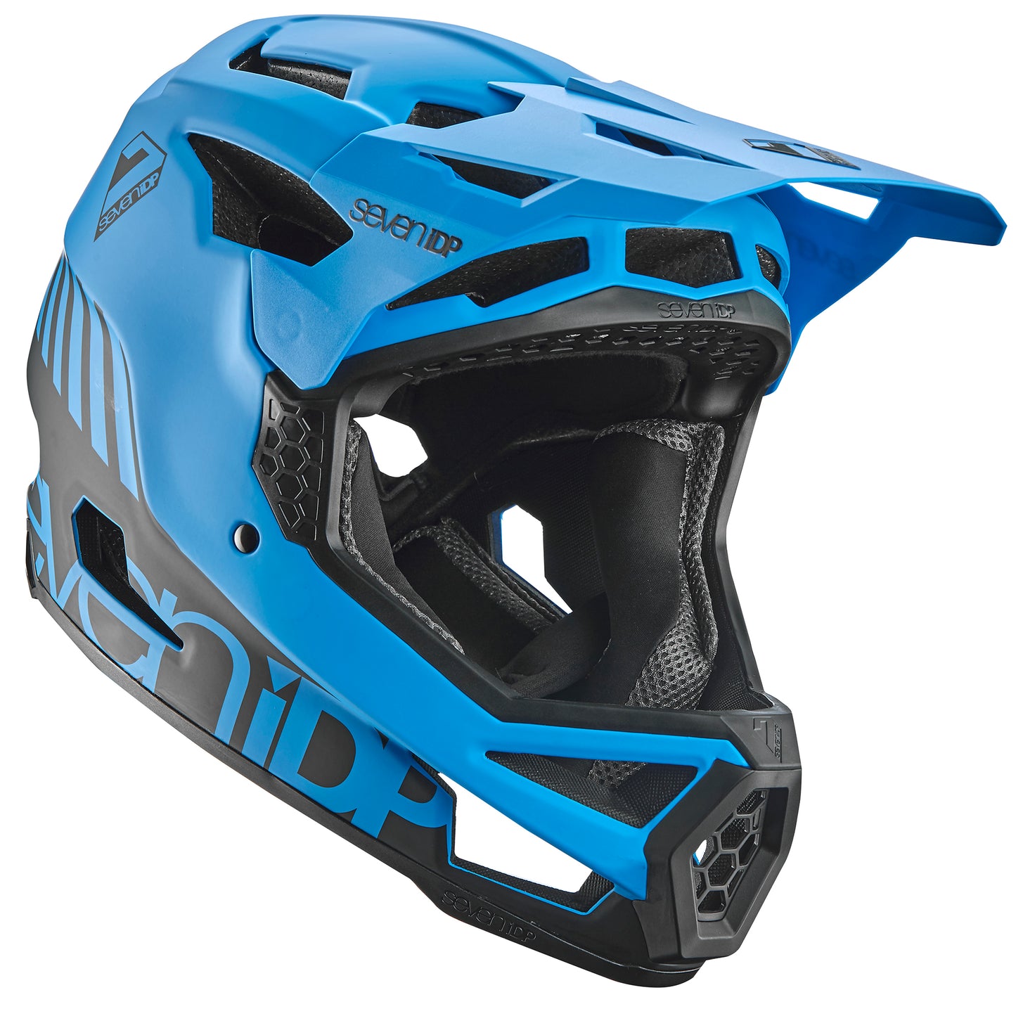 7 iDP Project 23 Fiberglass Full Face Helmet - Blue-Black