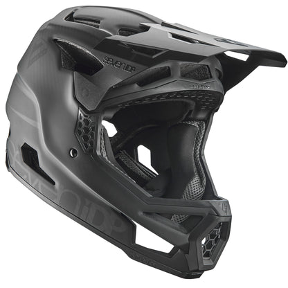 7 iDP Project 23 Carbon Full Face Helmet - Black-Raw Carbon