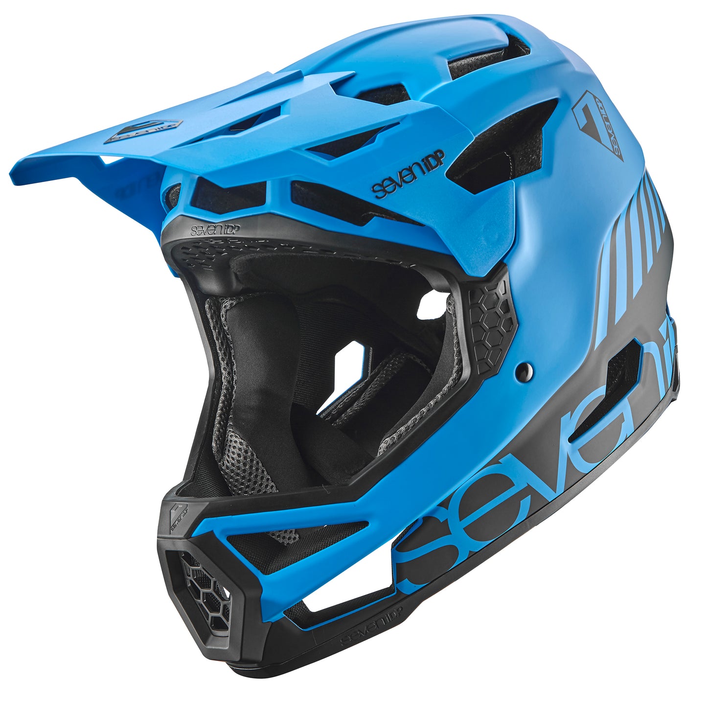 7 iDP Project 23 Fiberglass Full Face Helmet - Blue-Black