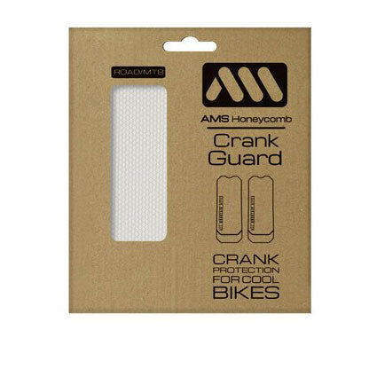 AMS Crank Guard Clear - Silver  