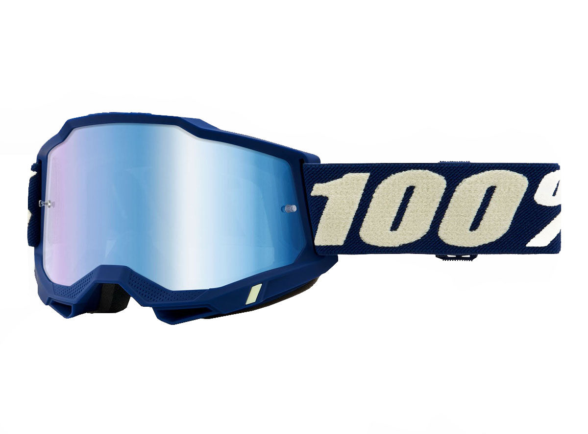 100% Accuri 2 Goggle - Deepmarine-Mirror Blue Lens Deepmarine - Mirror Blue Lens  