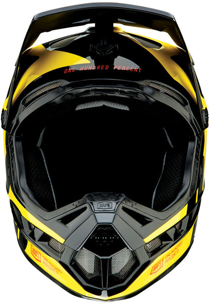 100% Aircraft Composite Helmet Ltd - Neon Yellow - 2022