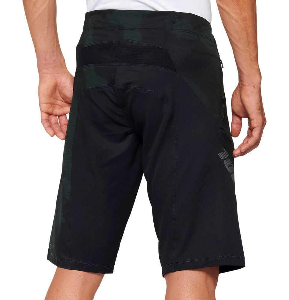 100% Airmatic Short - Black Camo