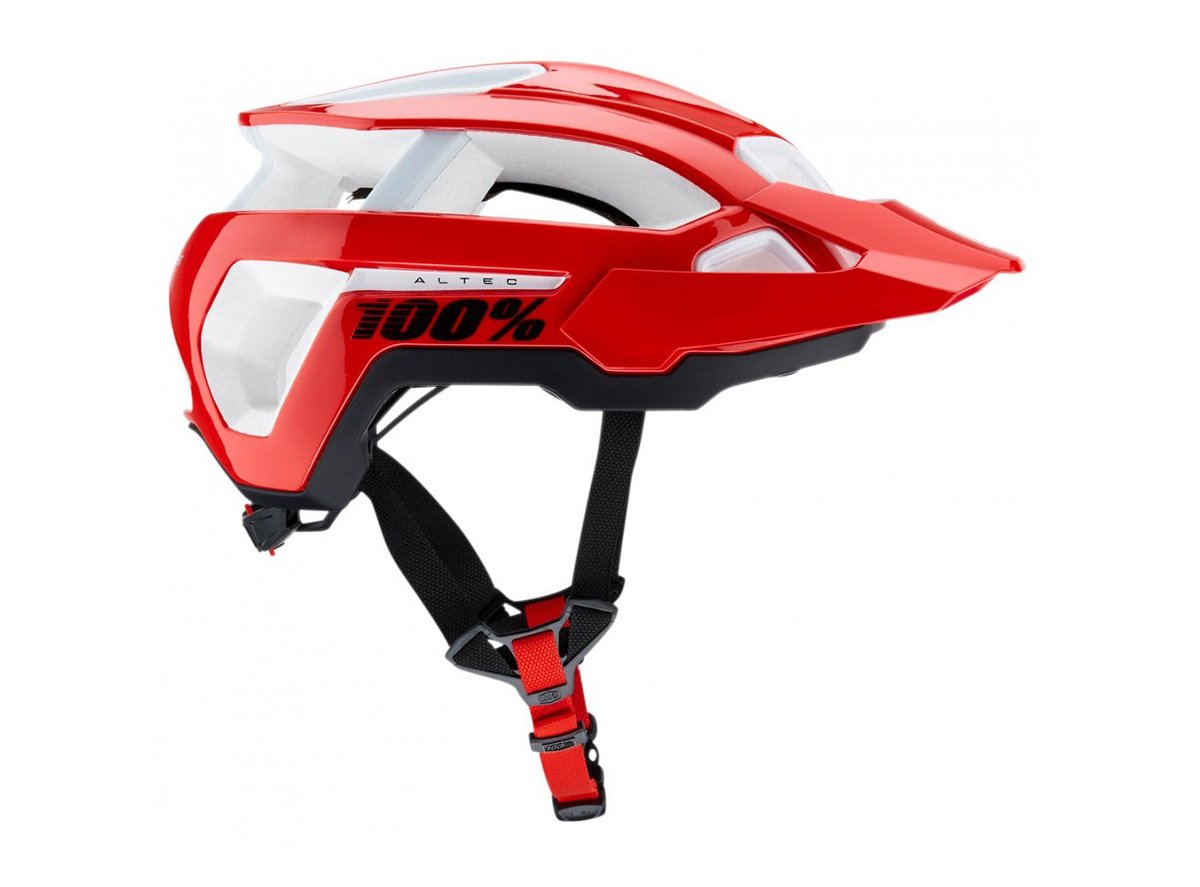 100% Altec MTB Helmet - Red Red Small/Medium 