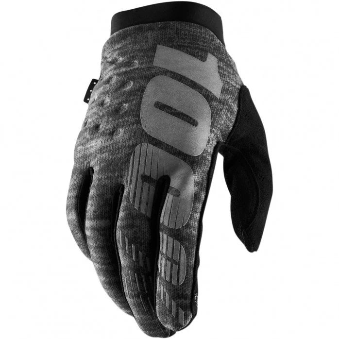 100% Brisker Glove - Heather Gray - 2022 Heather Gray Small 
