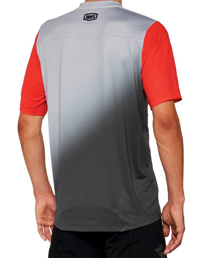 100% Celium Short Sleeve MTB Jersey - Racer Red