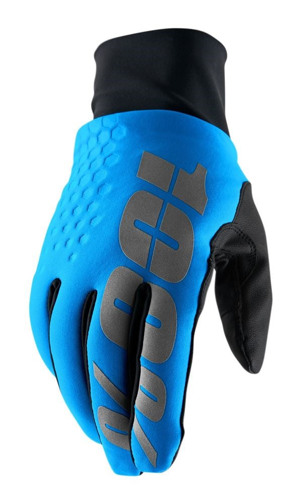 100% Hydromatic Brisker Glove - Blue - 2022 Blue Small 