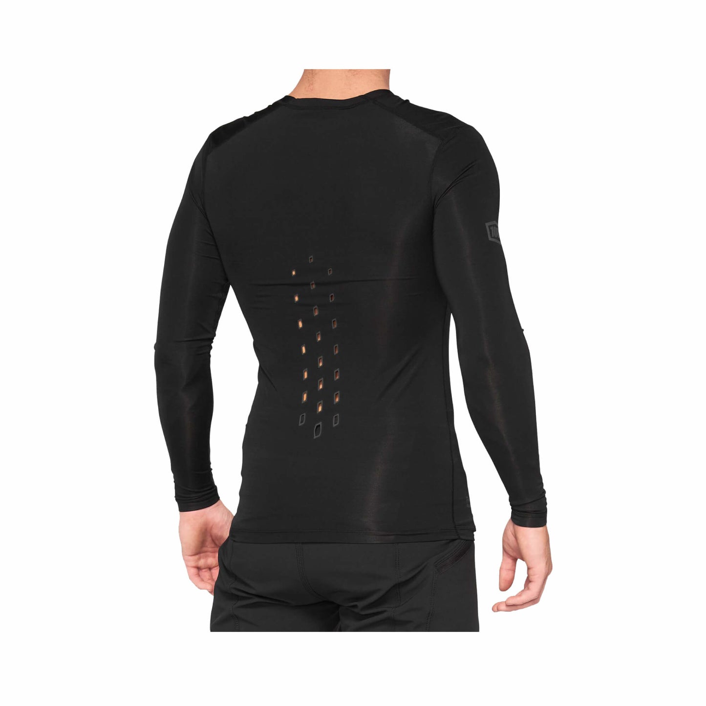 100% R-Core Concept Long Sleeve MTB Jersey - Black