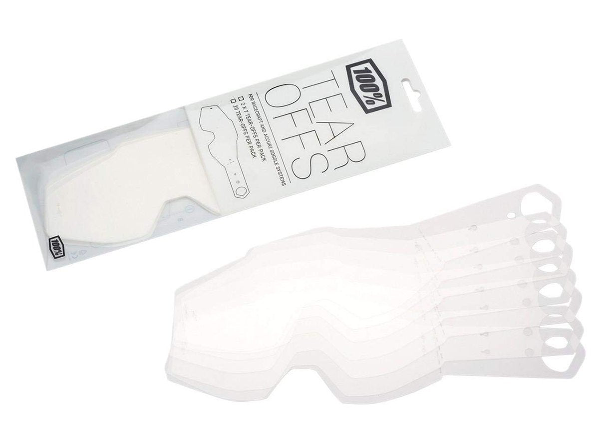 100% RaceCraft/Accuri/Strata Laminated Tear Offs