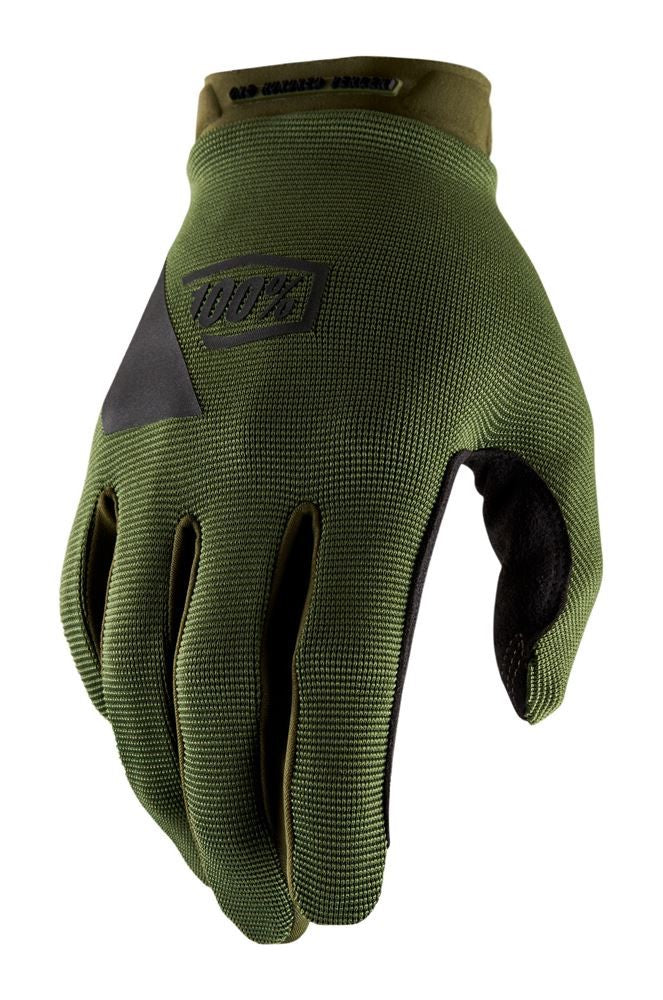 100% Ridecamp Glove - Green-Black - 2022 Green - Black Small 
