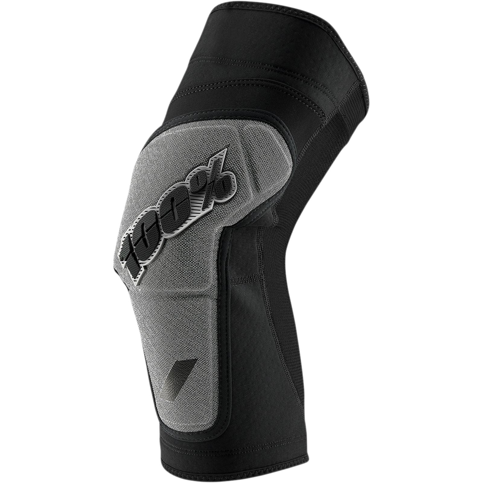 100% Ridecamp Knee Guard - Black-Gray - 2022 Black - Gray Small 