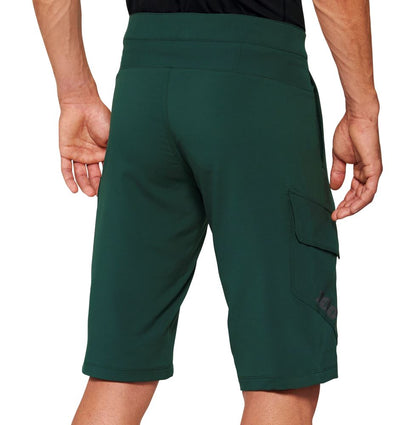 100% Ridecamp Short - Forest Green