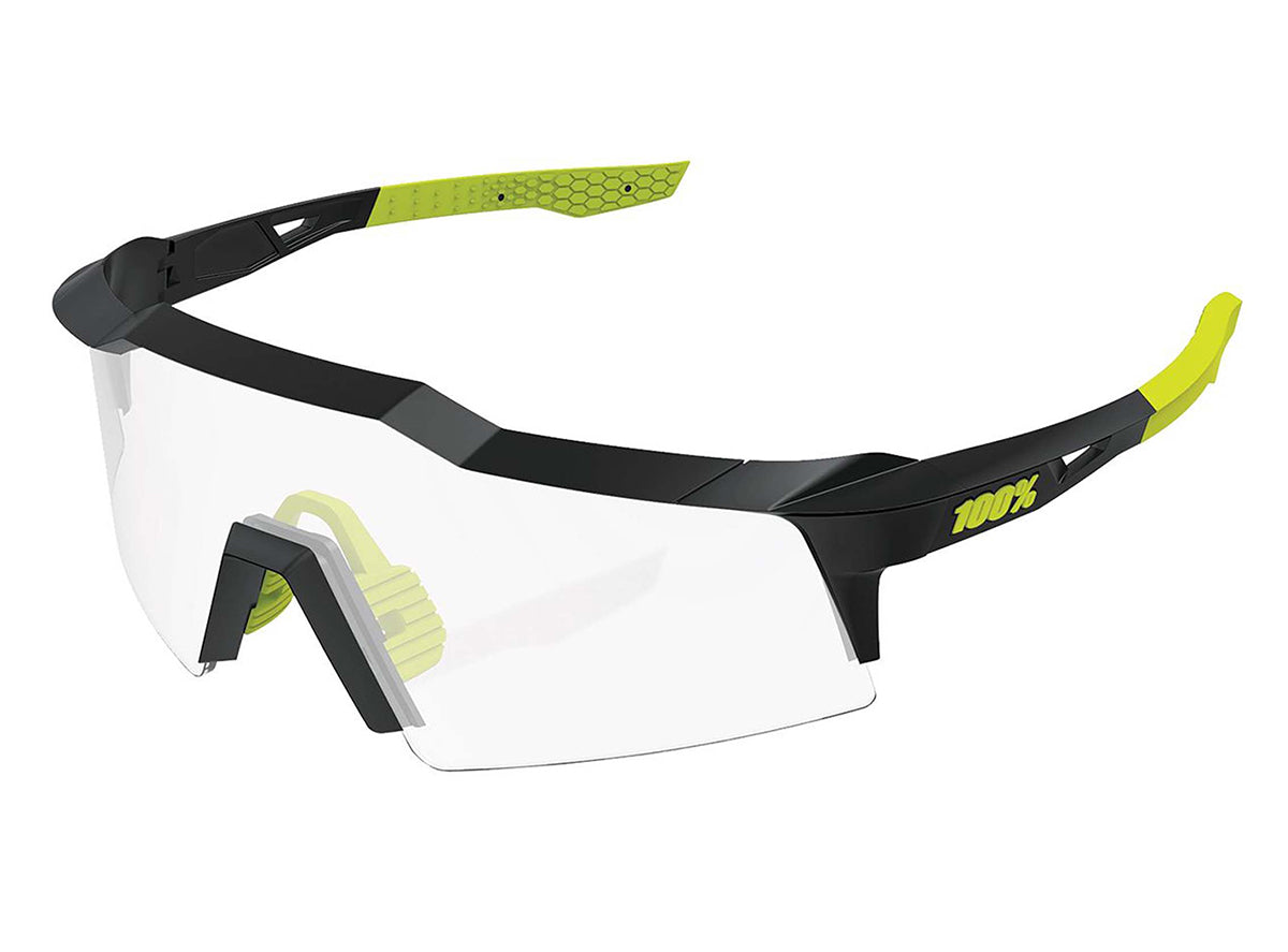 100% Speedcraft SL Performance Sunglasses - Gloss Black