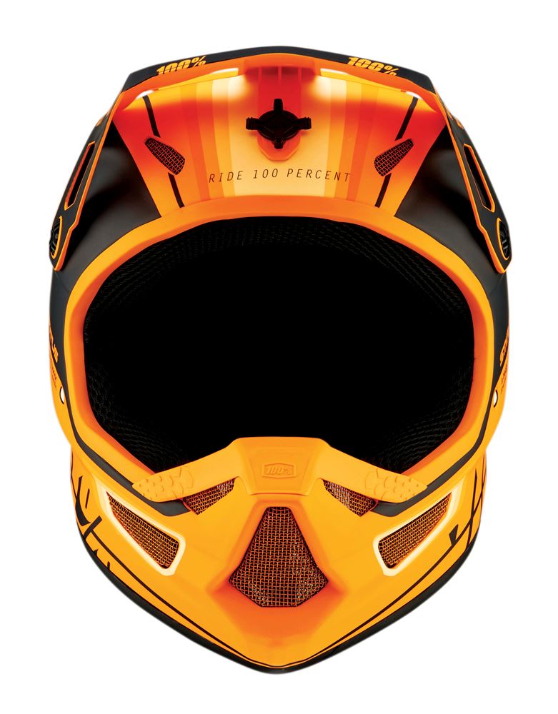 100% Status Helmet - Topenga Orange-Black