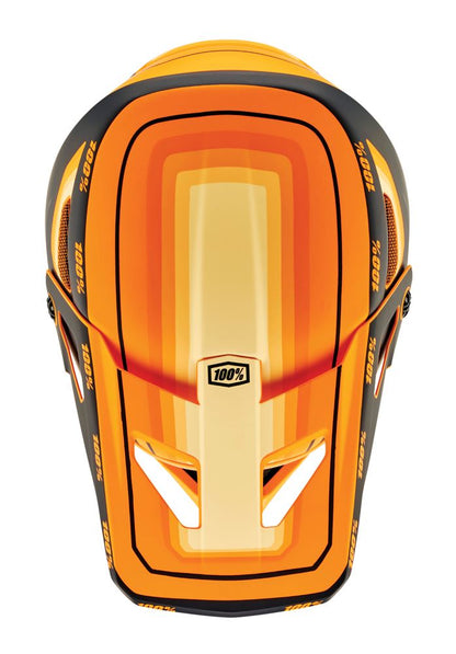 100% Status Helmet - Topenga Orange-Black