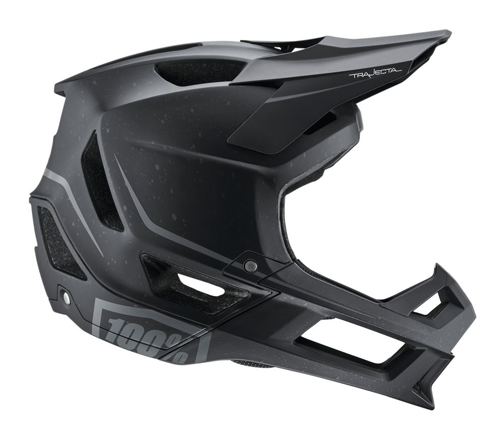 100% Trajecta Helmet - With Fidlock - Black - 2022 Black Small 