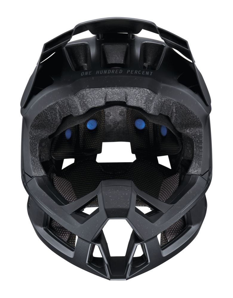 100% Trajecta Helmet - With Fidlock - Black - 2022