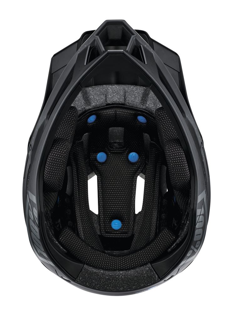 100% Trajecta Helmet - With Fidlock - Black - 2022