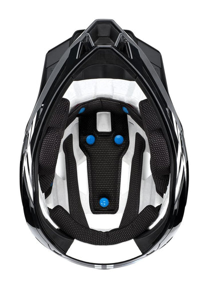 100% Trajecta Helmet - With Fidlock - White - 2022